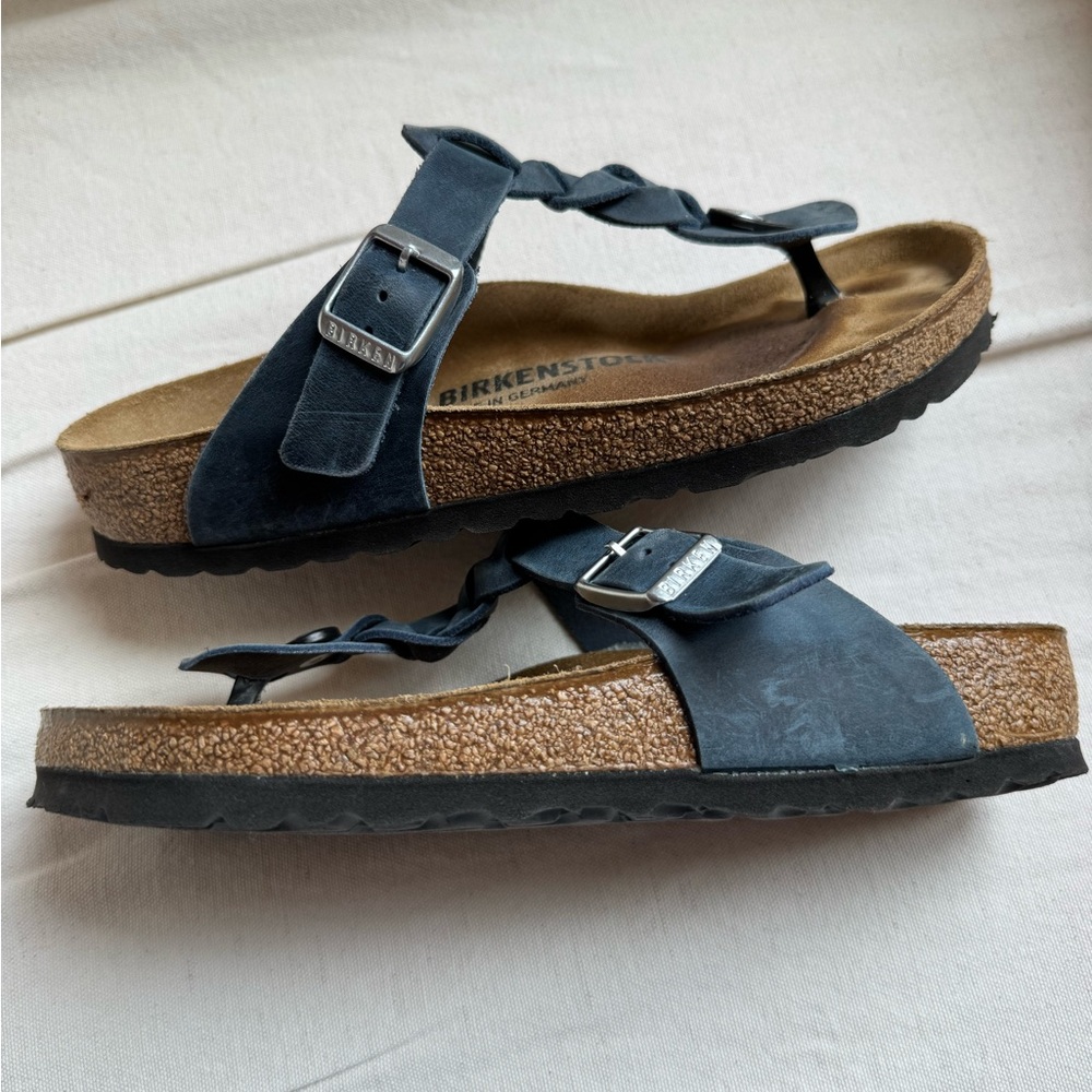 Gizeh Braided Birkenstocks, size 5